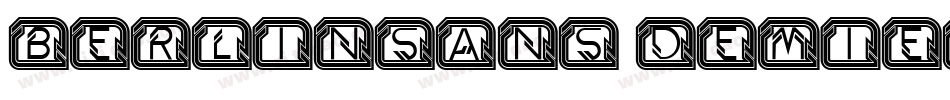 Berlinsans DemiExpert字体转换
